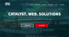 Desktop Screenshot of catalystwebsolutionssite.com